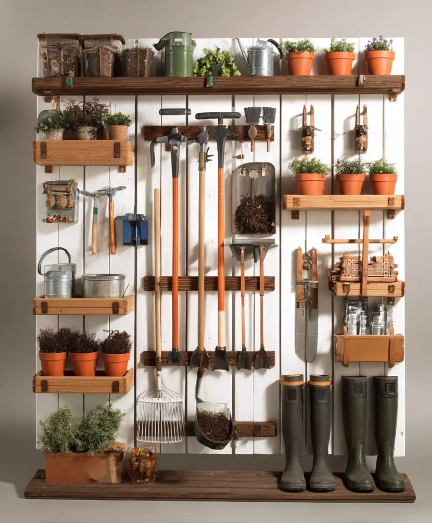 Garden Tool Wall Rack