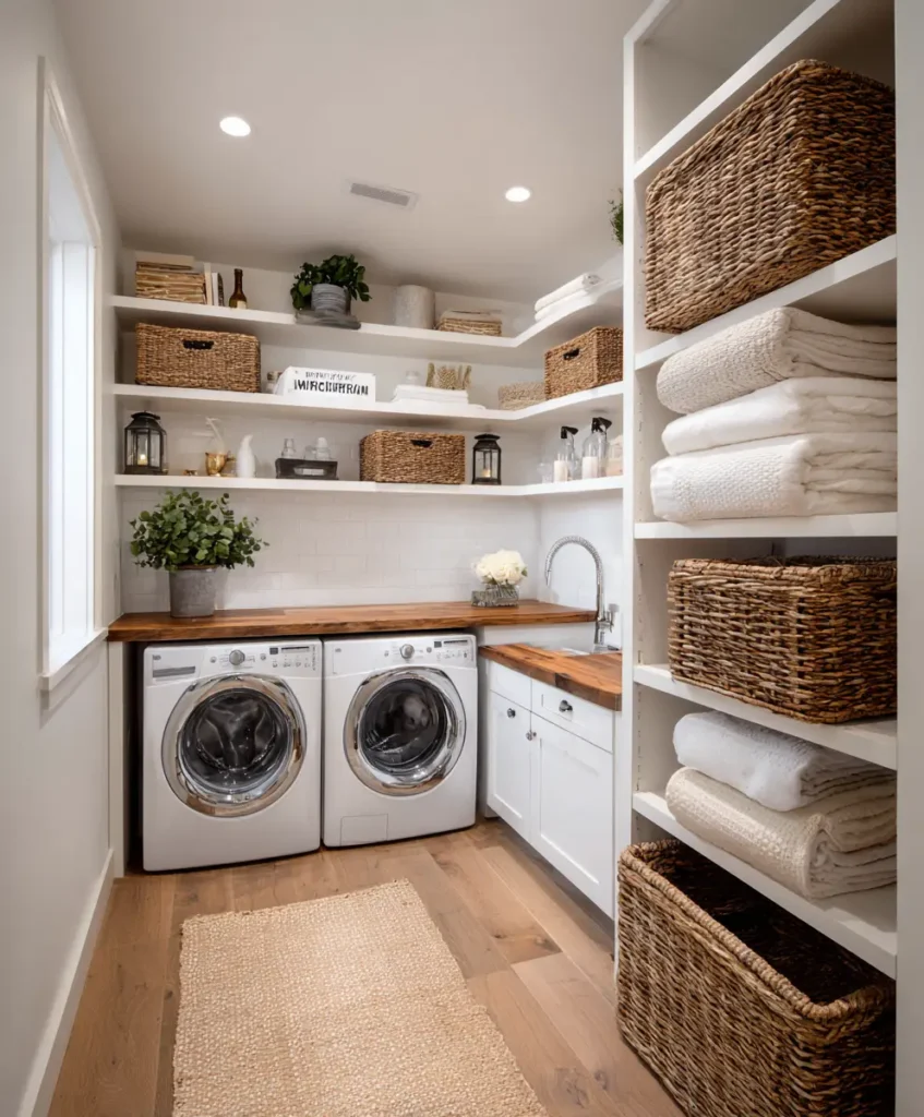 Incorporate Built-In Hampers