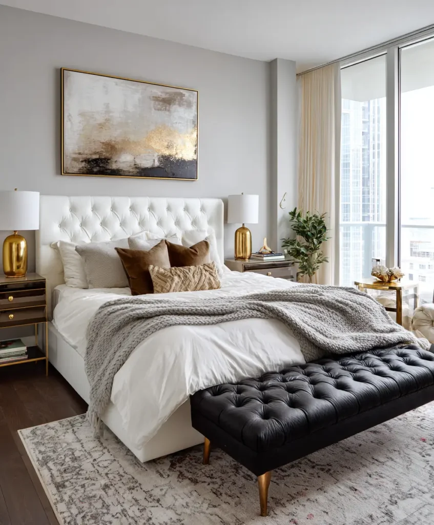 Incorporate Metallic Accents