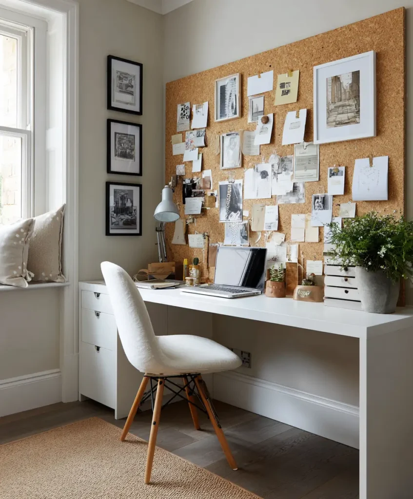 Install a Pinboard or Whiteboard