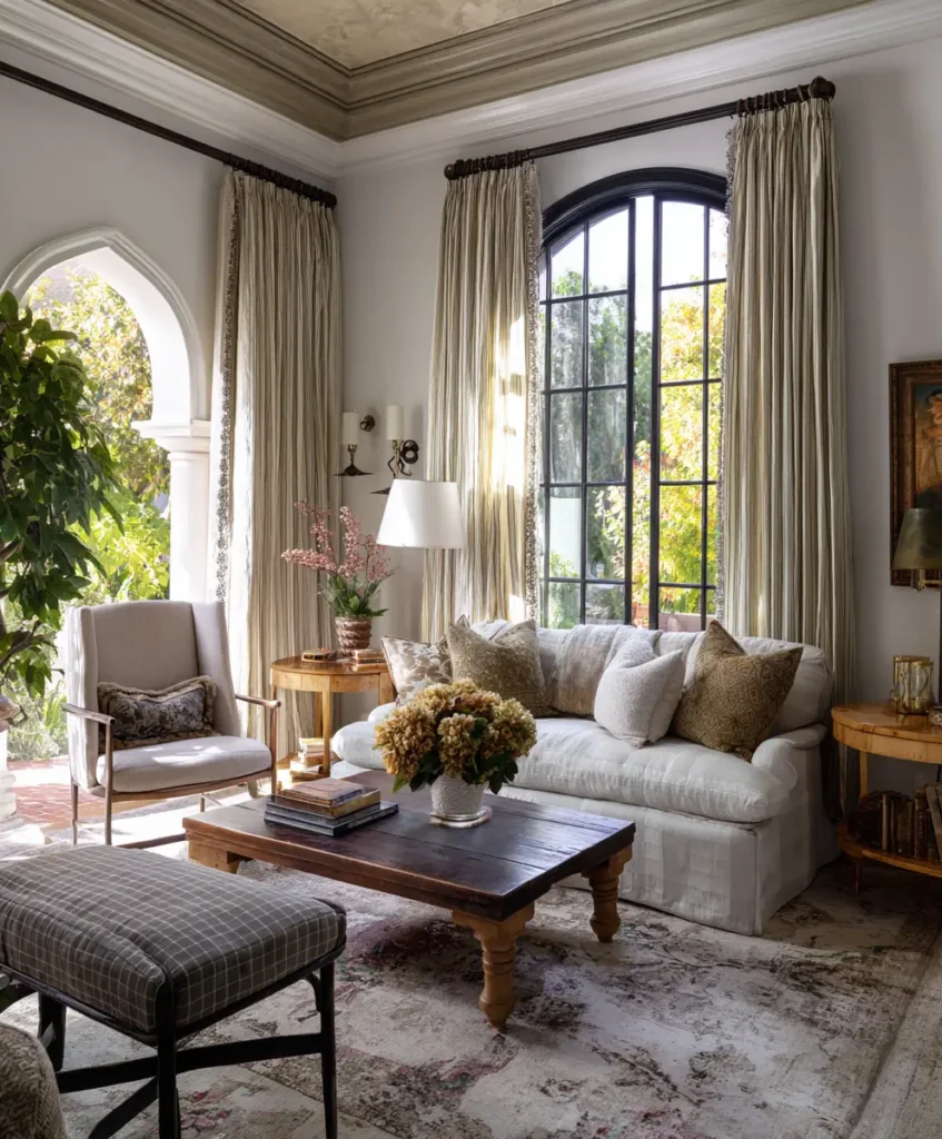 Layered Window Treatments