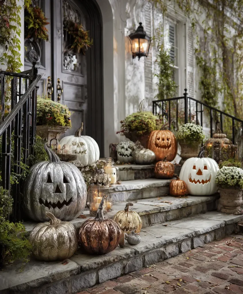 Metallic Pumpkins