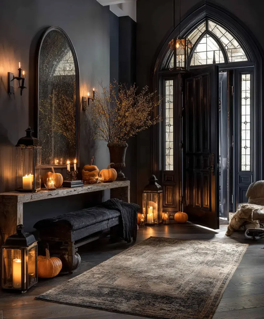 Moody Entryway Lighting