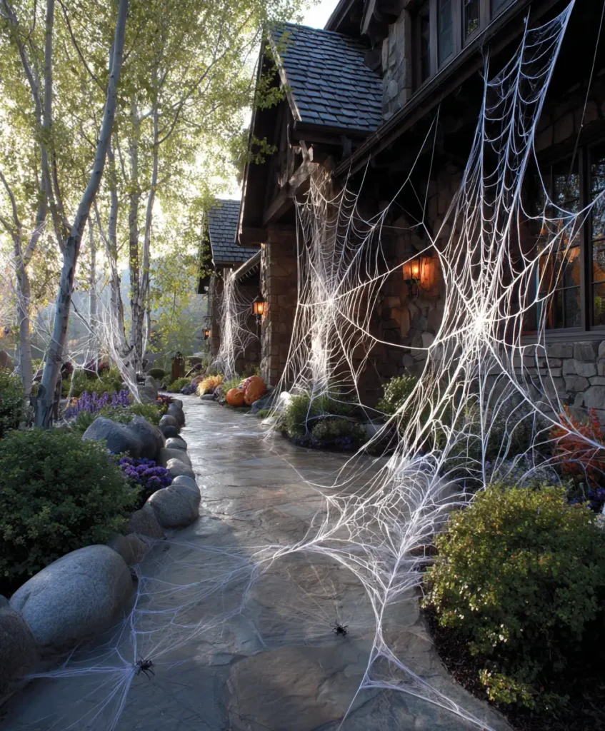 Oversized Spider Web