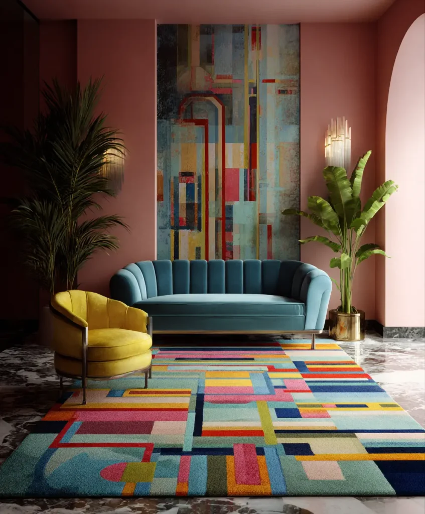 Playful Geometric Rugs