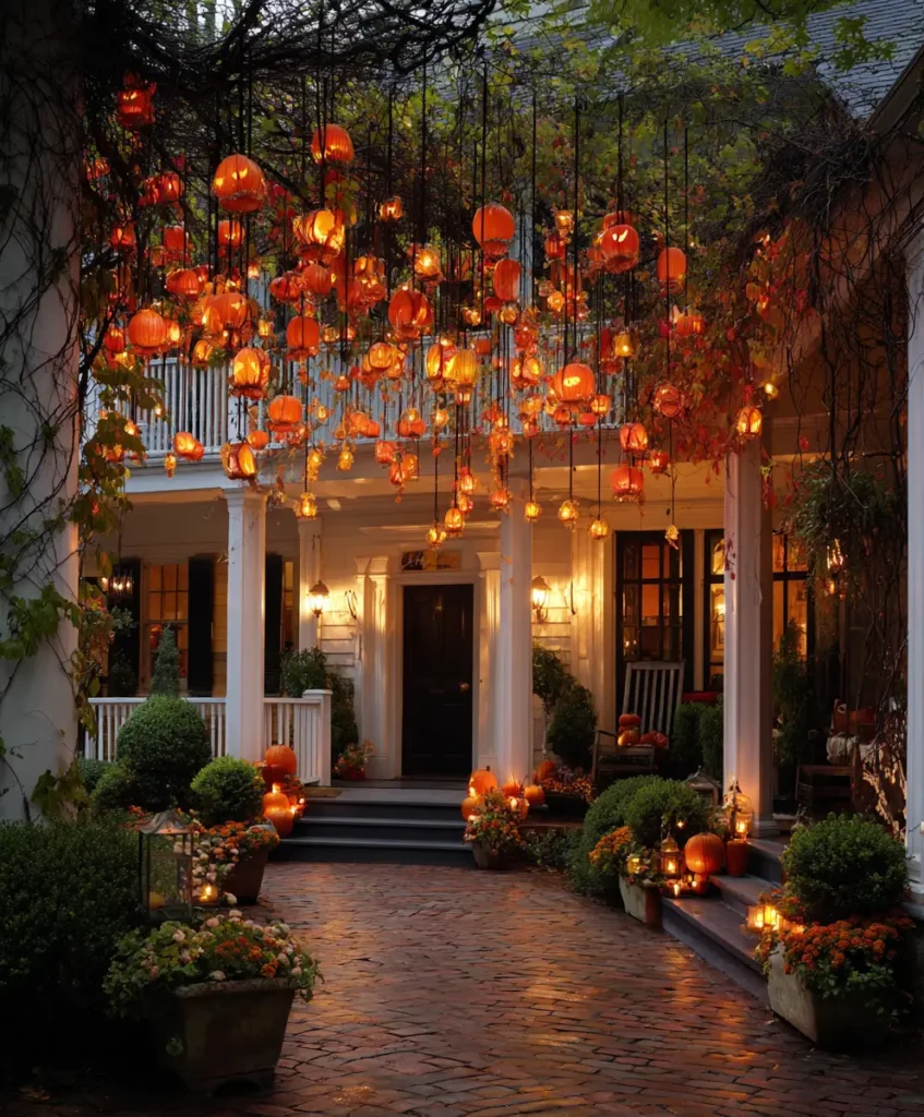 Pumpkin Chandeliers