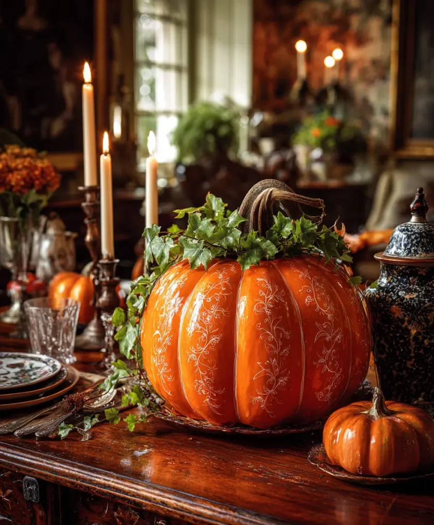 Pumpkin Statement Centerpiece