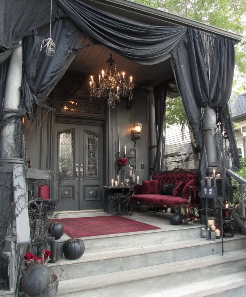 Spooky Draped Fabric