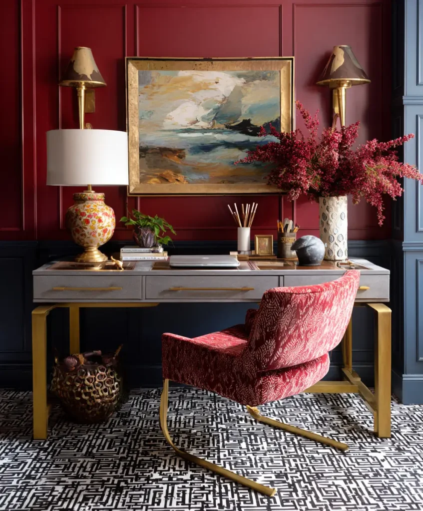 Statement Desk as a Focal Point