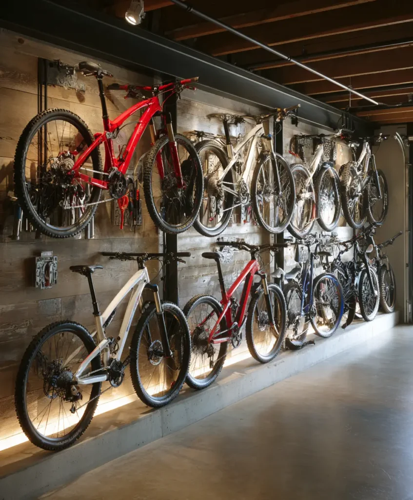 Store Bikes Vertically