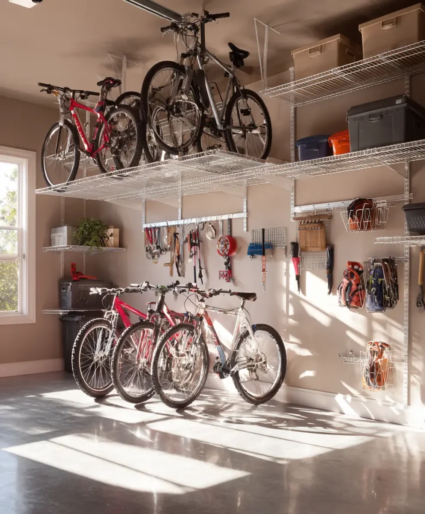 Use Ceiling-Mounted Racks