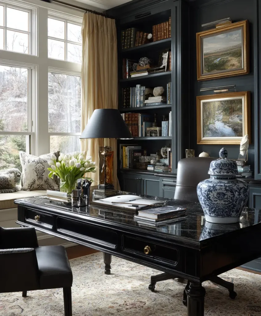 Window-Facing Desk Placement