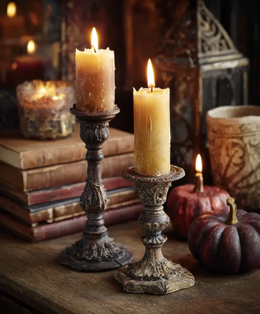 Antique-Style Candle Holders