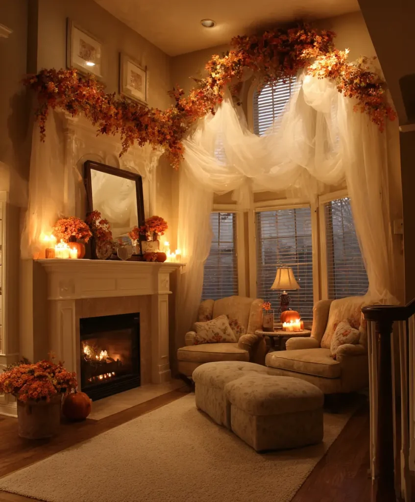 Autumnal Garland Draping