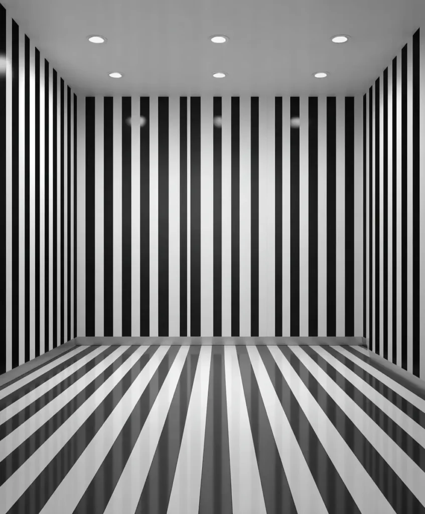 Black & White Striped Backdrop