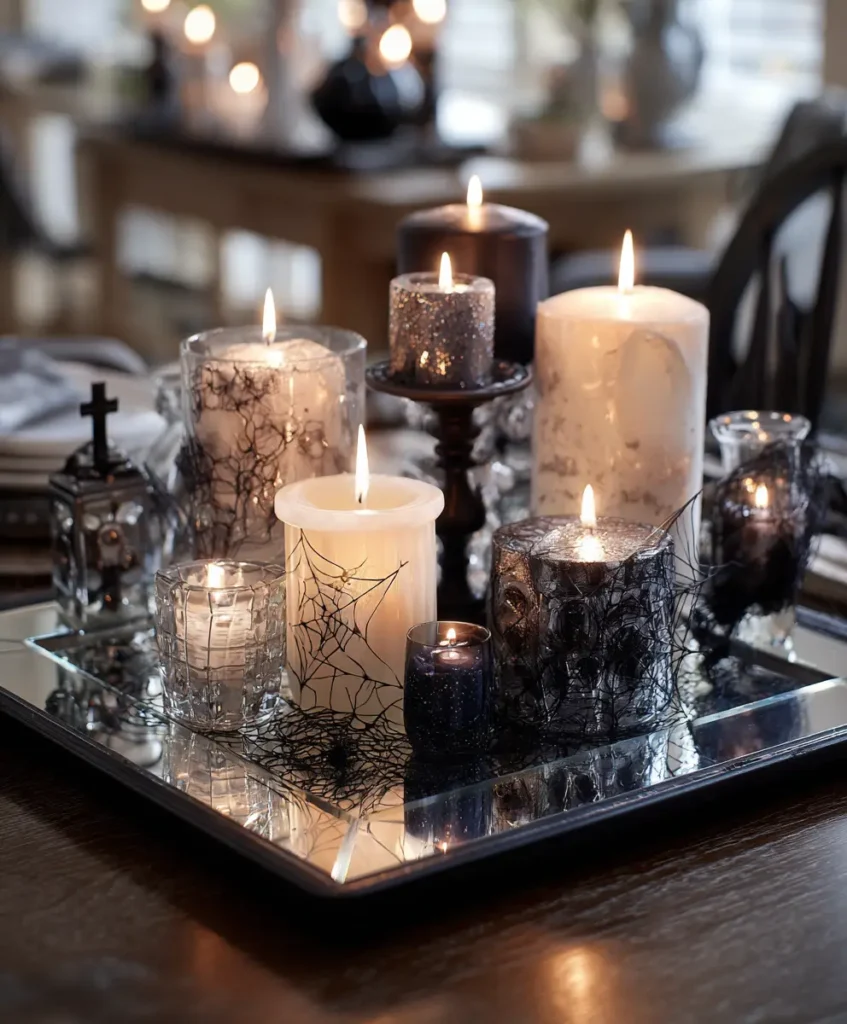 Candlelight & Mirror Tray