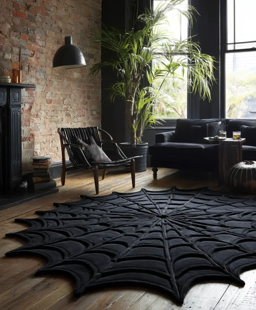 Cobweb-Inspired Rugs or Mats