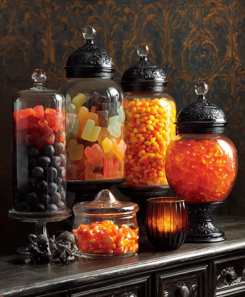 Color-Coordinated Candy Jars