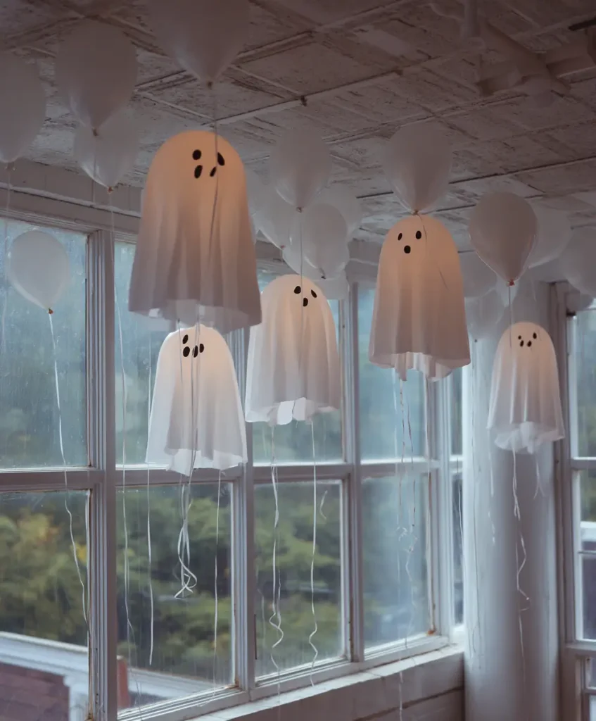 Floating Ghost Balloons