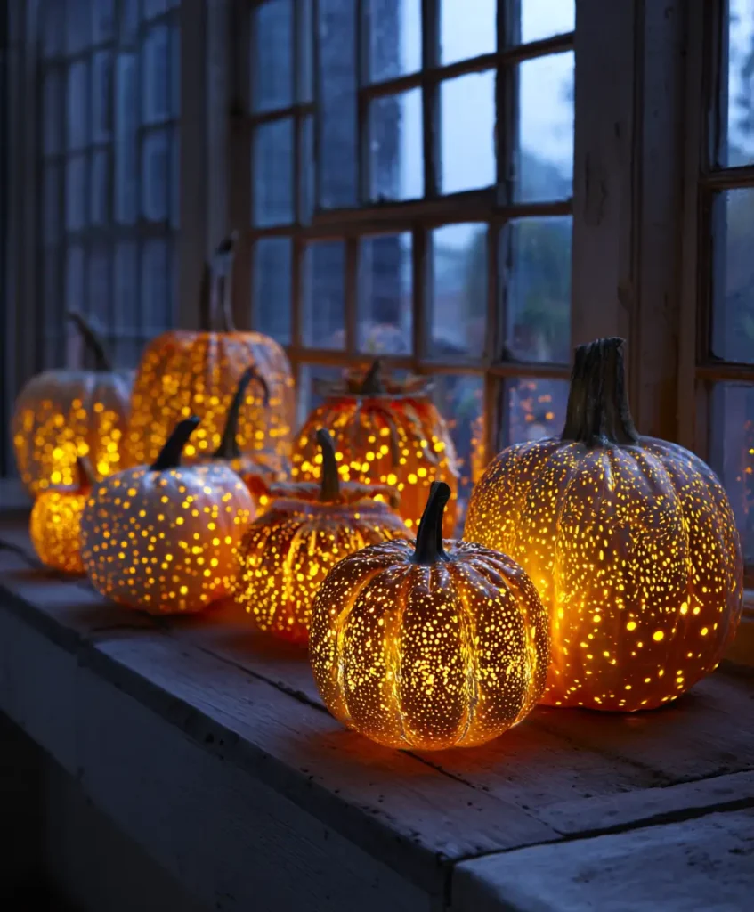 Glowing Pumpkins