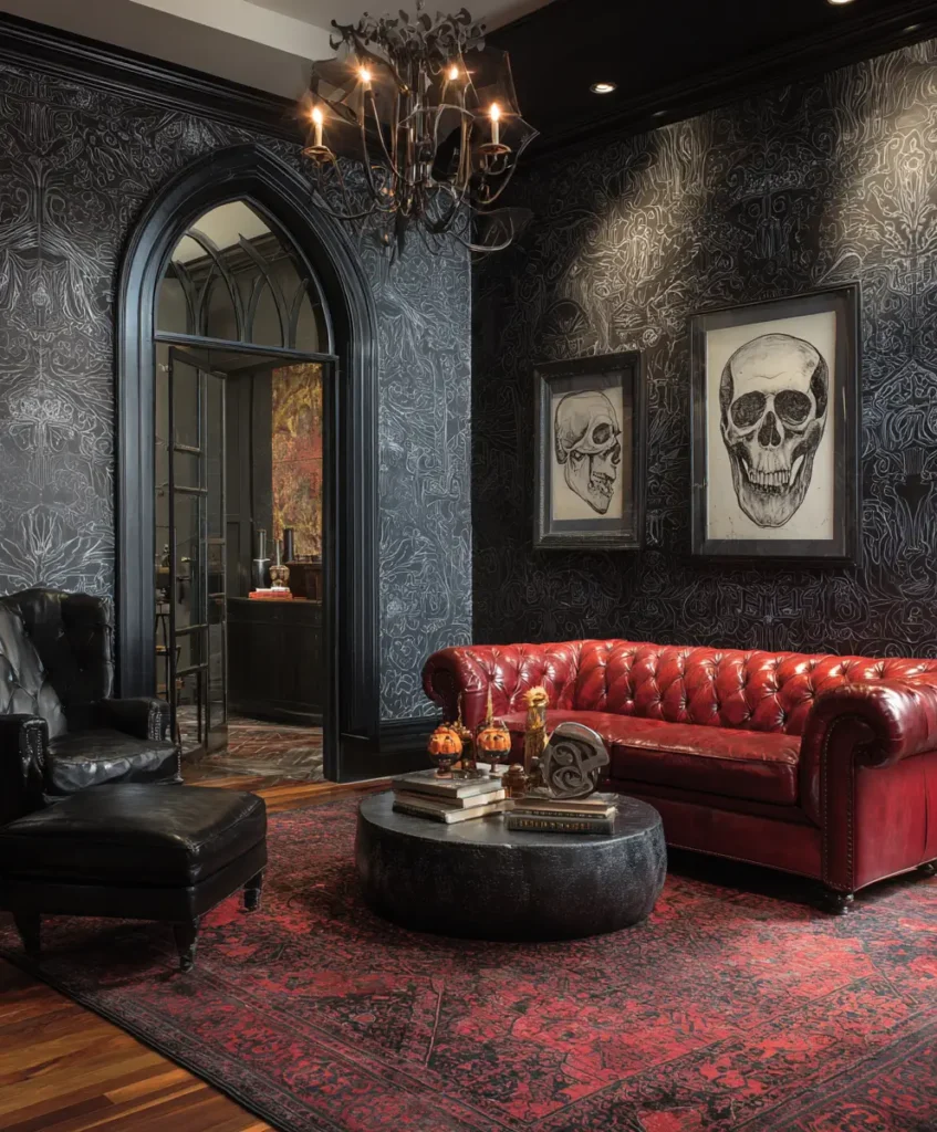 Gothic Glam Accent Wall