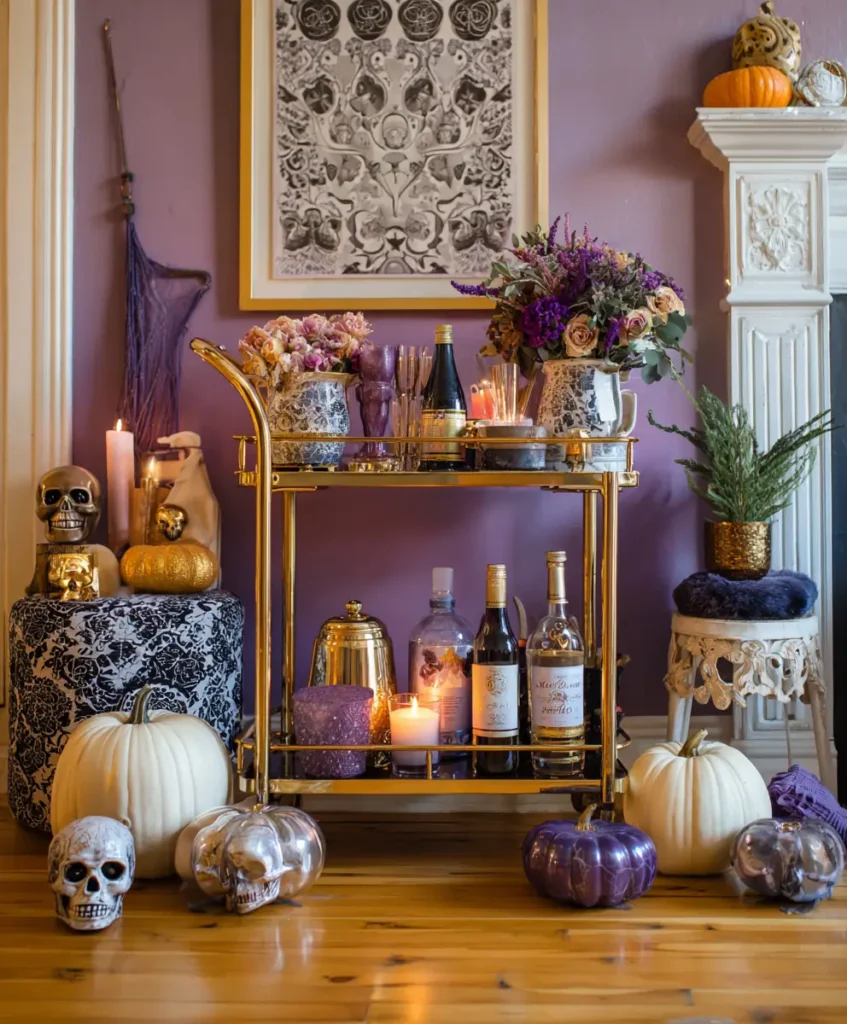 Halloween Bar Cart