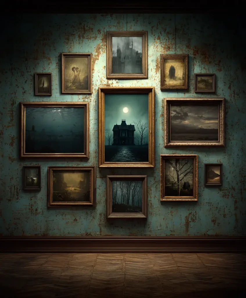 Haunted Frame Gallery Wall