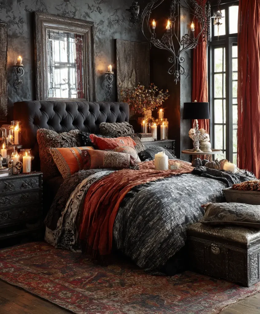 Mismatched Textures on the Bed