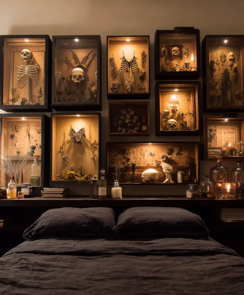 Shadow Boxes with Seasonal Finds