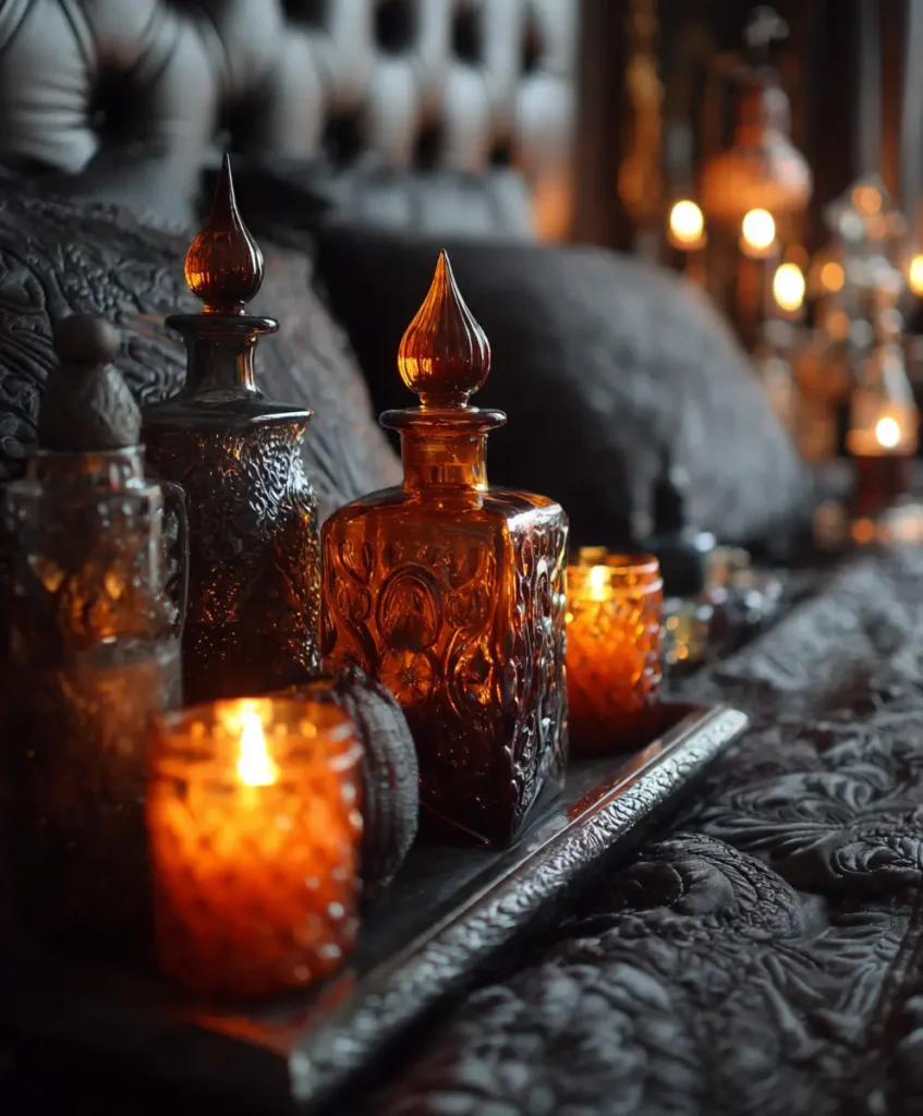 Smoke or Amber Glass Accents
