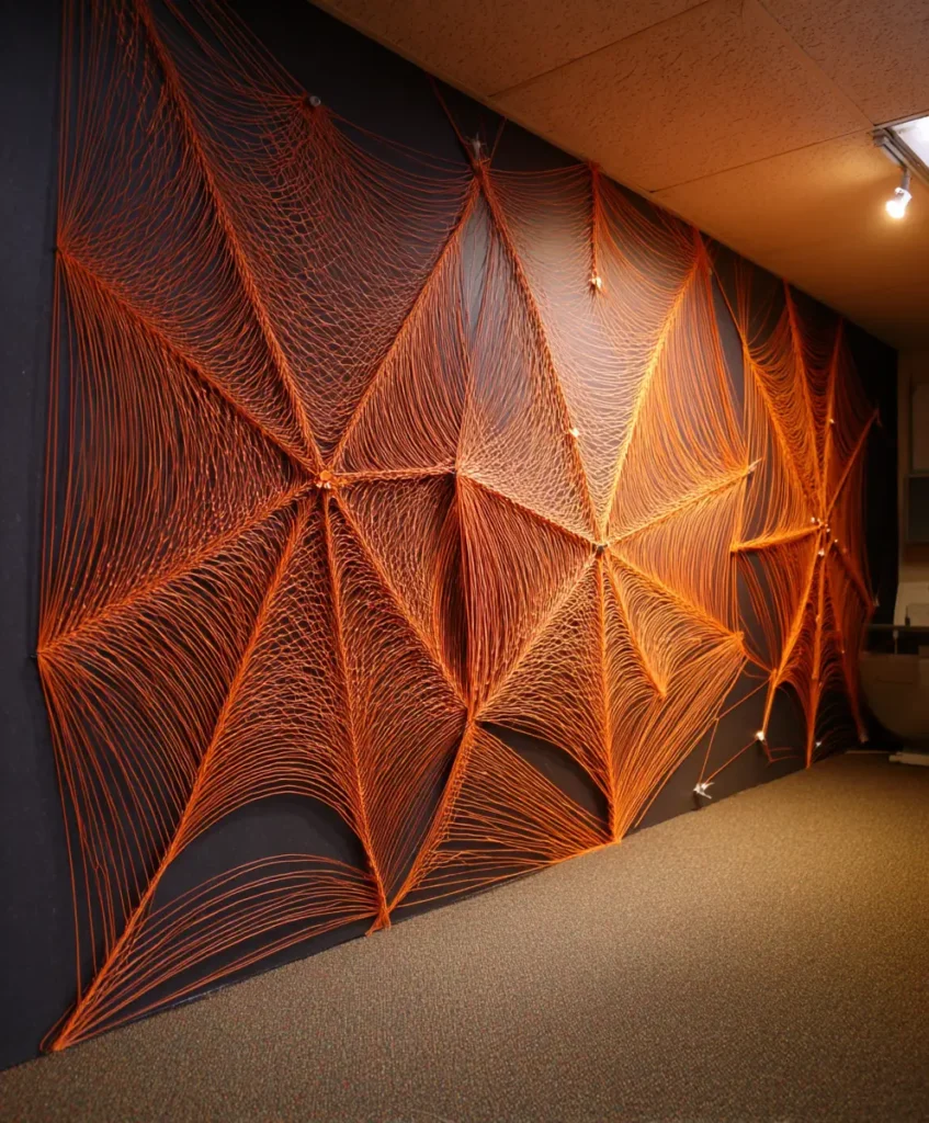 Spiderweb String Art