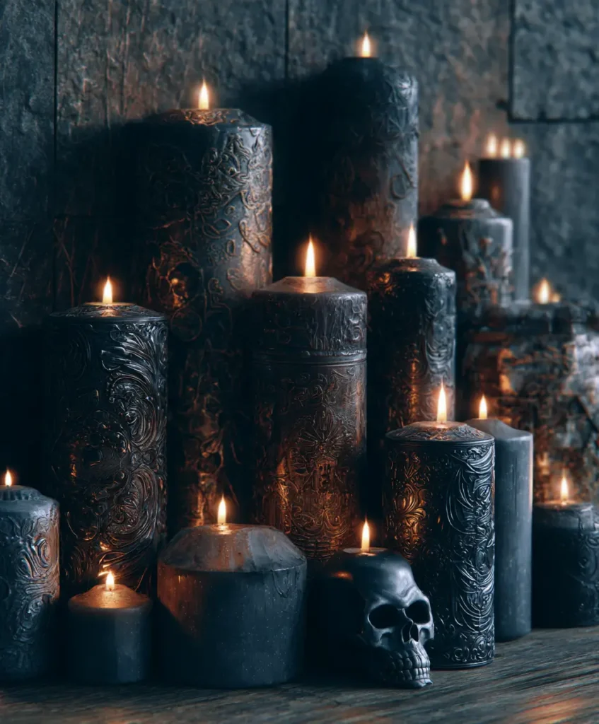 Statement Candle Wall